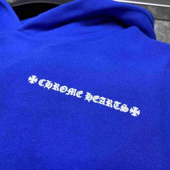 Chrome Hearts MattyBoy Blue Graphic Hoodie - Picture 5 of 8